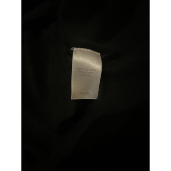 Pure J Jill Dress Womens M Petite PJ V Neck Asymmetric Tank Midi Modal Black - Picture 7 of 8